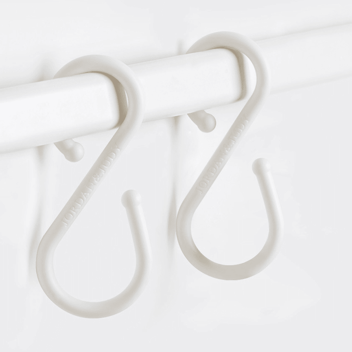 U 10Pcs S Shape Double Hooks White Clothes Hanger for Bathroom Kitchen Bedroom from Xiaomi Youpin