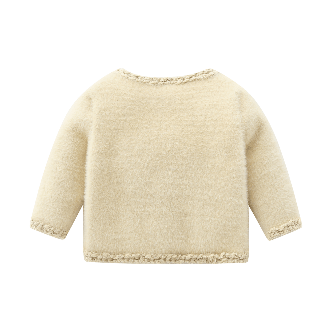 Little Fragrance Long-Sleeved Knitted Cardigan