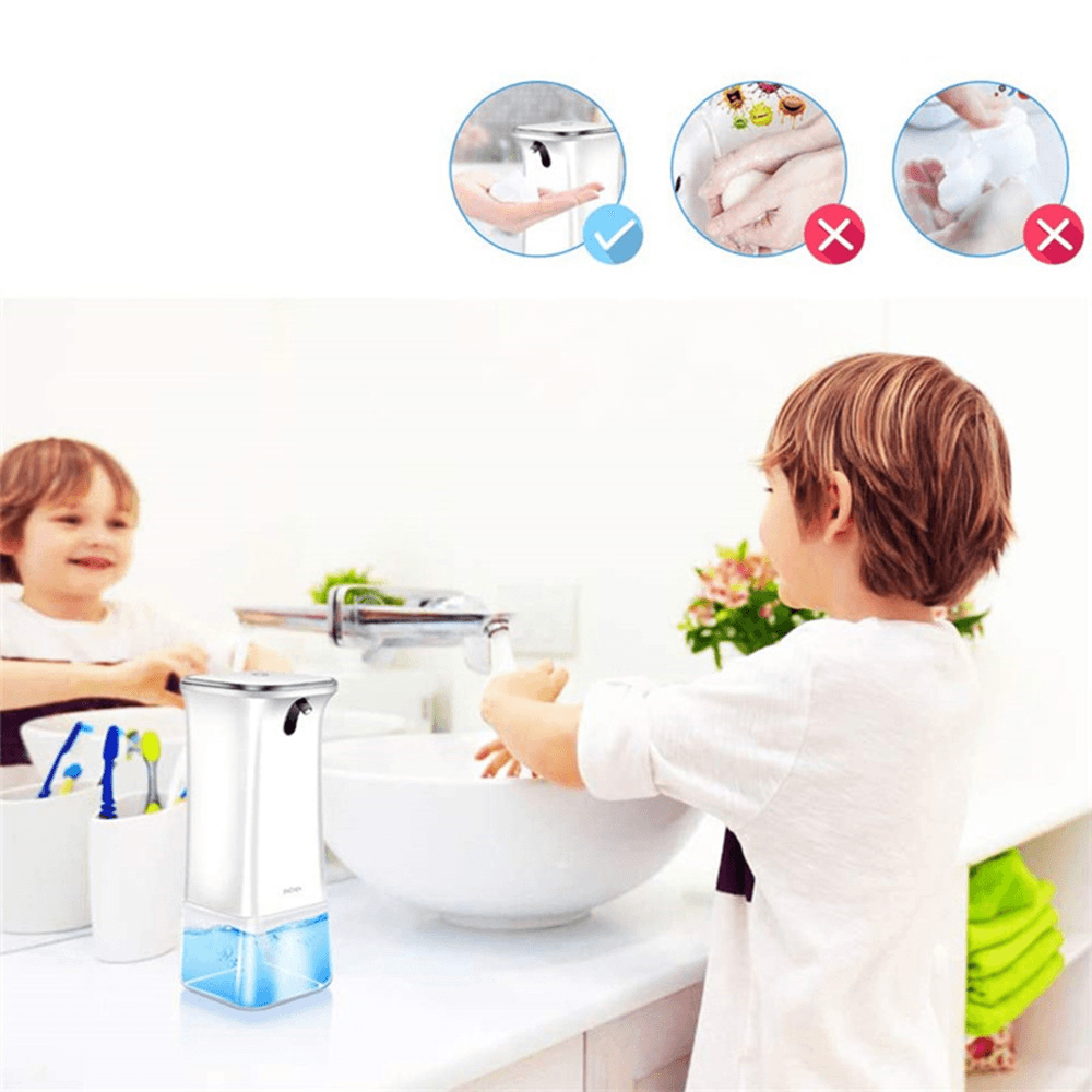 ENCHEN 280ML Automatic Touchless Foam Soap Dispenser with Infrared Motion Sensor Liquid Soap Dispenser for Bathroom Kitchen