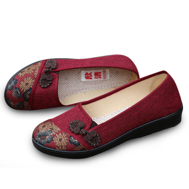 Women Leisure Chic Shoes Breathable Slip-On Loafers Sweat Absorption Flats