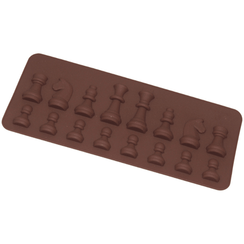 Honana CF-BW16 Silicone Chess Fondant Cake Mold Chocolate Candy Sugar Mould Bakeware Decorating Tool