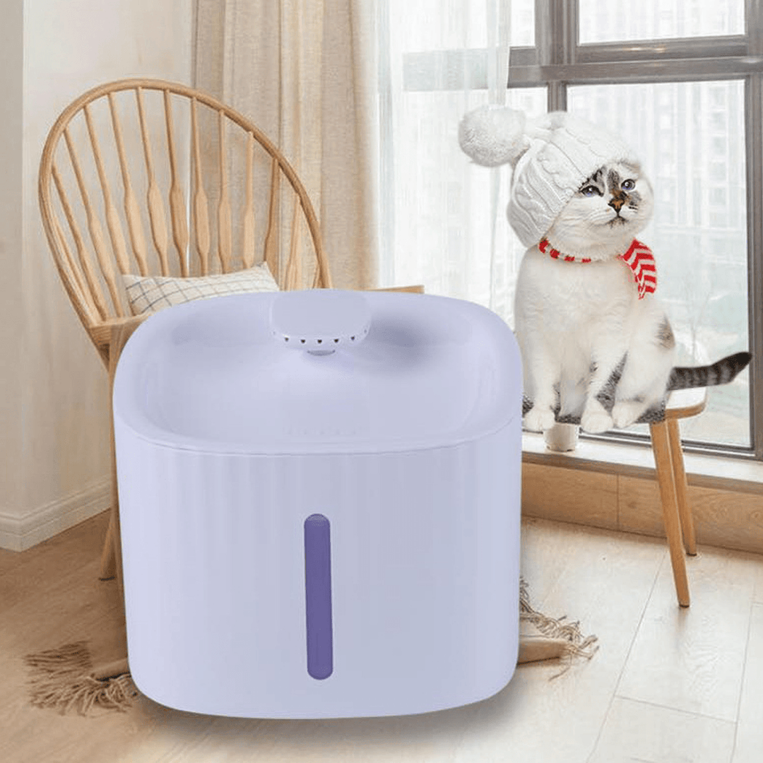 3L USB Pet LED Water Fountains Automatic Water Dispenser for Cats and Dogs