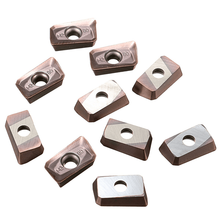 Drillpro 10Pcs APMT1135PDER-M2 VP15TF Milling Carbide Insert for BAP300R Turning Tool