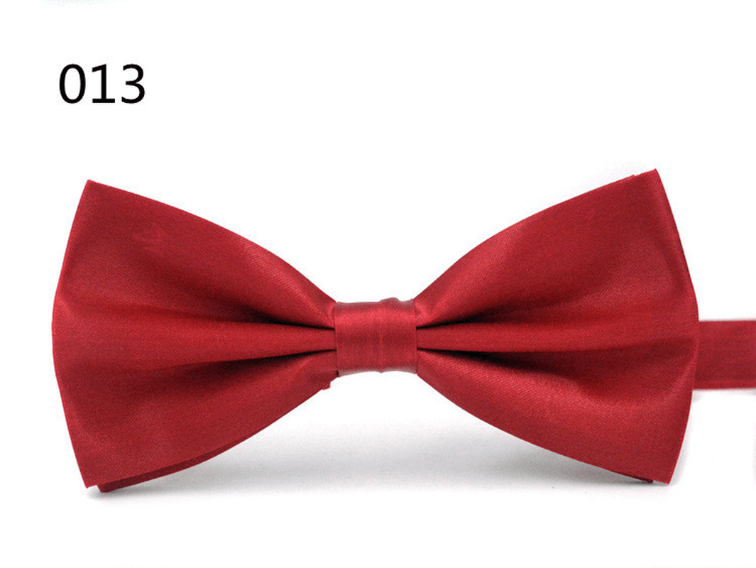 Bright Casual Men'S Solid Color Bow Tie