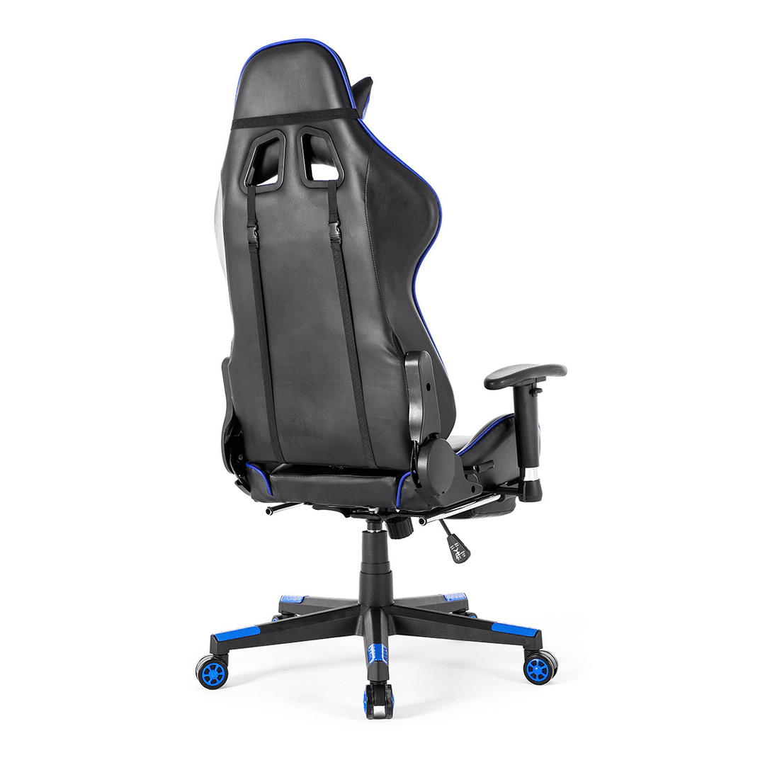 Racing Style Ergonomic High-Back Computer Gaming Chair 90¬∞-180¬∞ Reclining Internet Cafe Seat Household Folding Armchair with Footrest Office