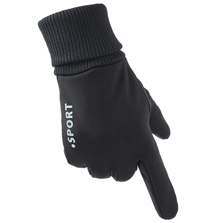 Unisex Waterproof Anti-Slip Wrist Lengthening Glove Sport Touch Screen Warm Lining Gloves