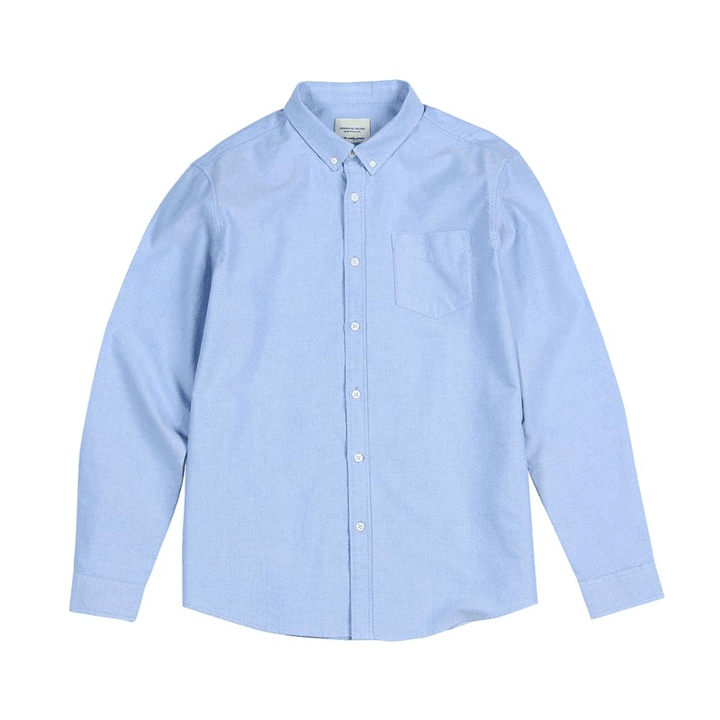 Spring New Cotton Shirt Men'S Bottoming Oxford Shirt