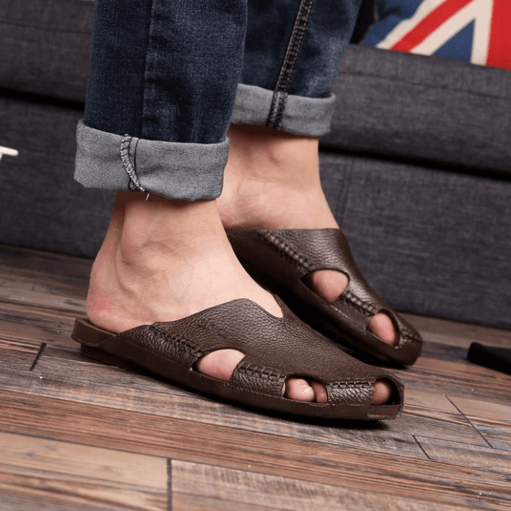 Men Casual Home Indoor Slip on Slippers