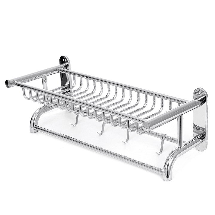 Bathroom Figurine Rack Stainless Steel Towel Rack Wall Towel Washer Bath Towel Rack