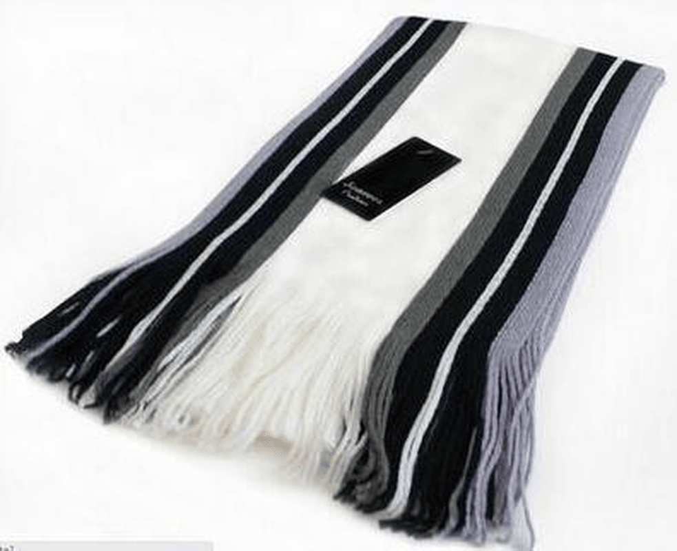 Men'S Striped Scarf Korean Style All-Match