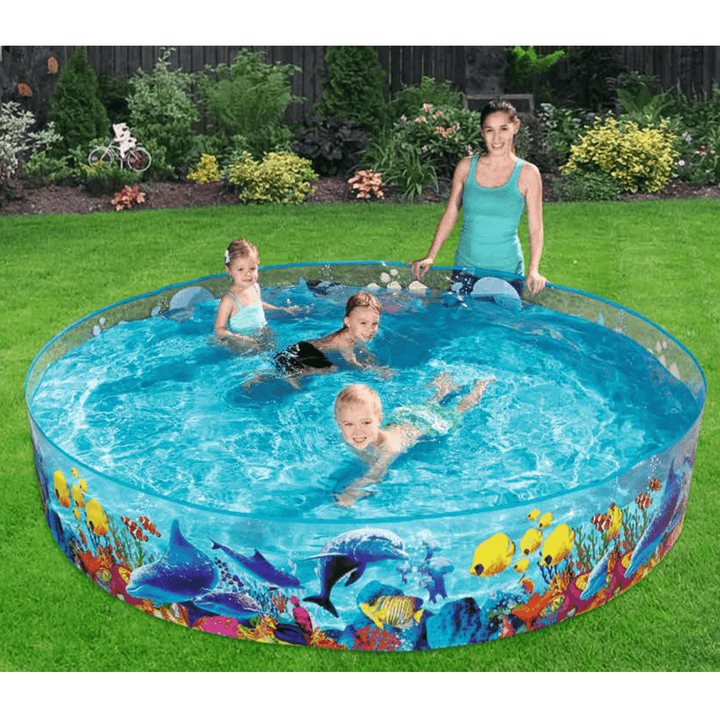 Portable Floding Swimming Pools PVC Family Playing Bathing Tub Summer and Kiddie Pond for Outdoor Furniture