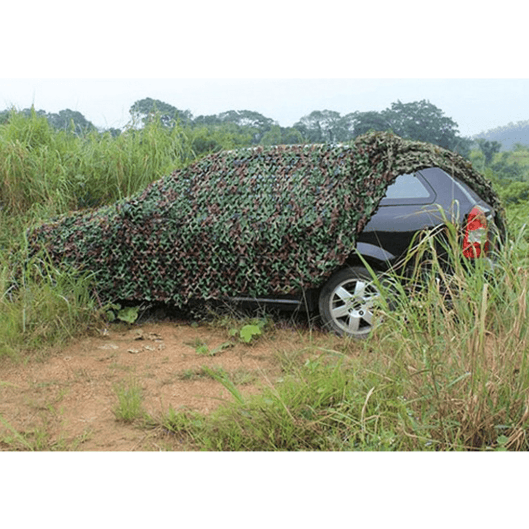 150D 120G Polyester Oxford Fabric Net PET Fibre Camouflage Camo Net Netting Hunting Sun Shade Car Cover Net