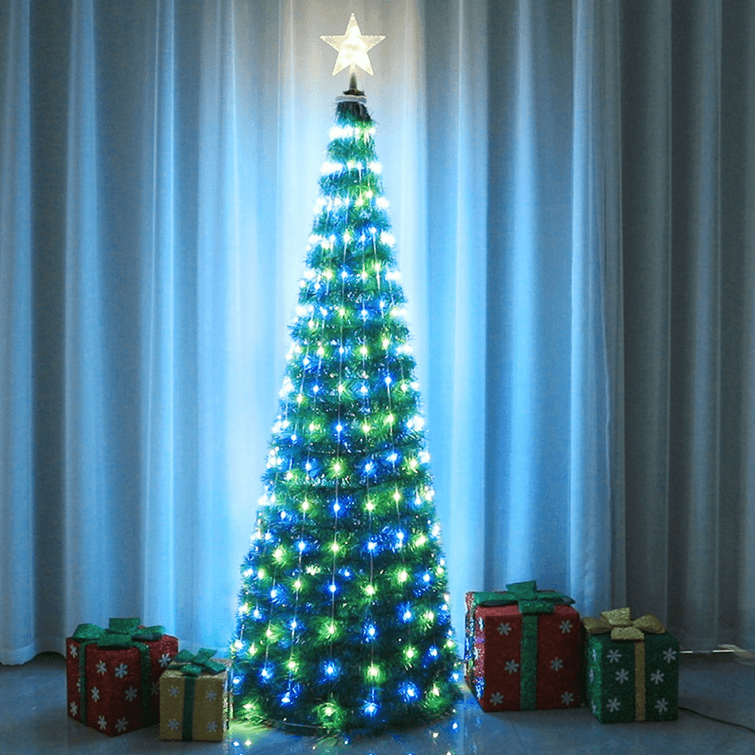 2020 Christmas Tree with Light String Light String Remote Control LED String Lights for Home Christmas Decoration