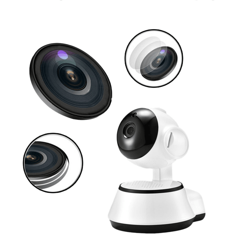 Xiaovv Q6S Smart 360¬∞ PTZ Panoramic 720P Wifi Baby Monitor H.264 ONVIF Two Way Audio Security IP Camera with Moving Detection Night Vision