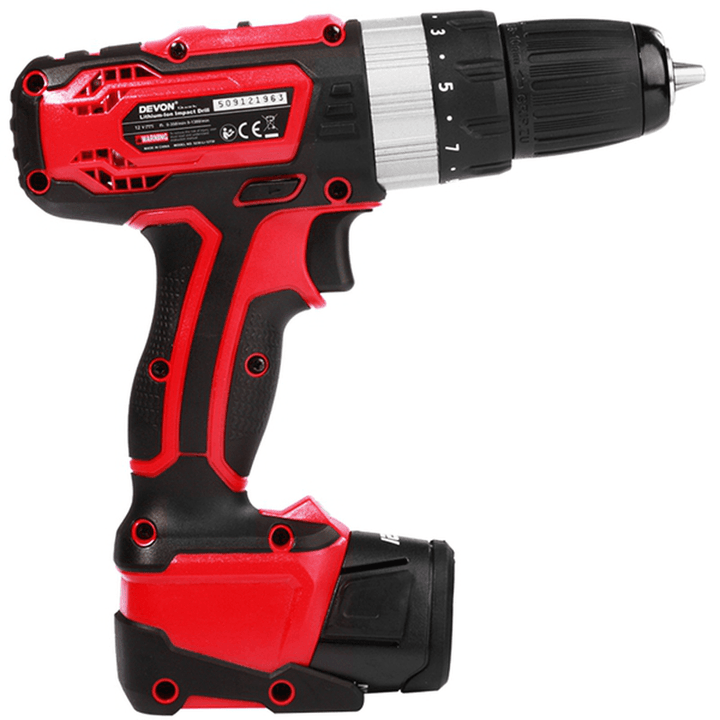 DEVON¬Æ 5230 Rechargeable Electric Screwdriver Tool Household Impact Drill