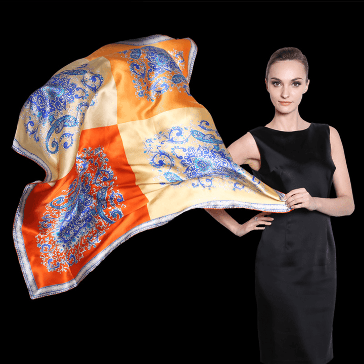 Fashion Simplicity Ladies Printed Silk Scarf