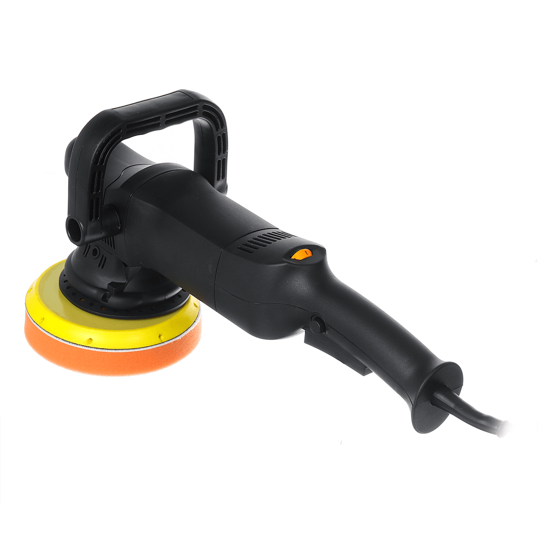 220V 21MM 3800R/MIN 6" Dual Action Polisher D/A Orbital Buffer Sander Car Polishing Machine Pad