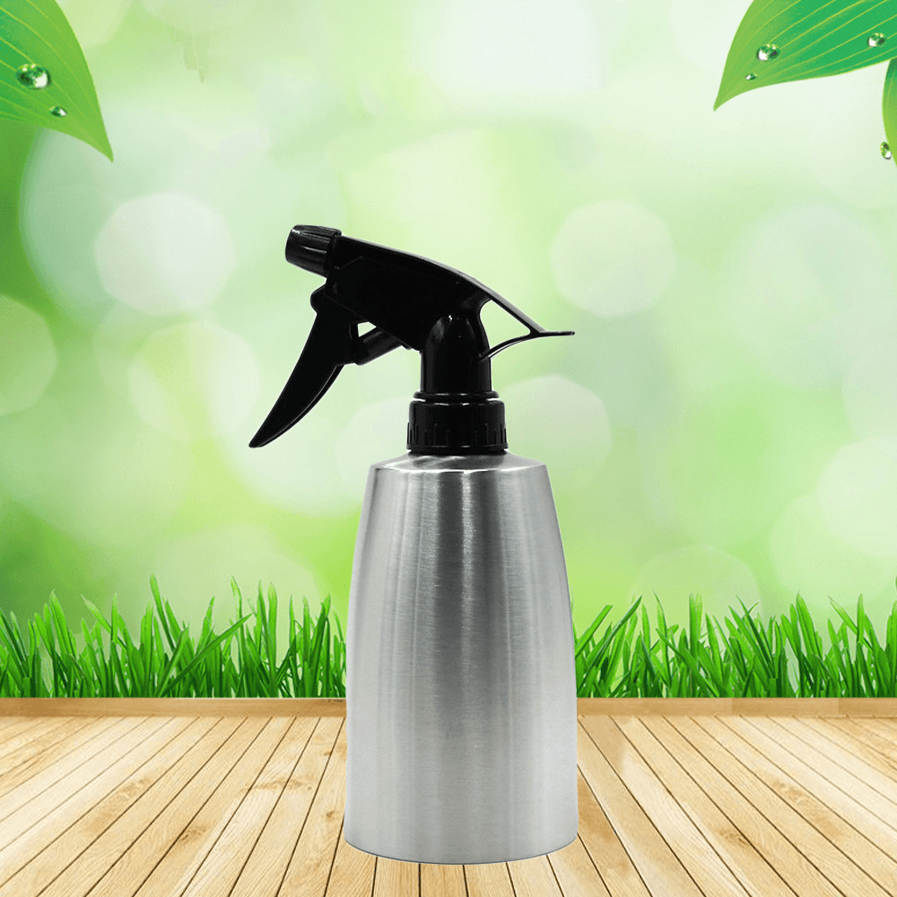 400ML Stainless Steel Watering Cans Gardening Tool Water Sprayer Home Garden Sprayer