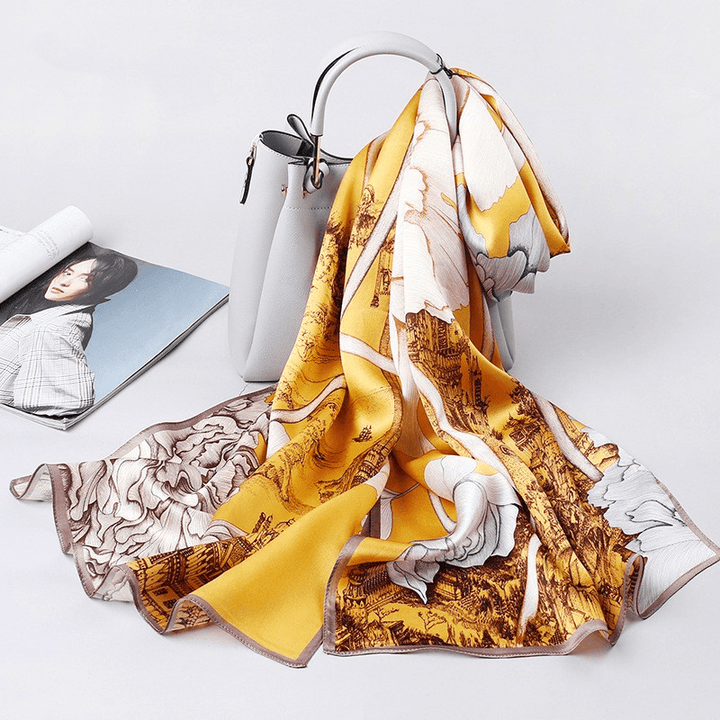 The New Korean Version of the Silk Scarf Women All-Match