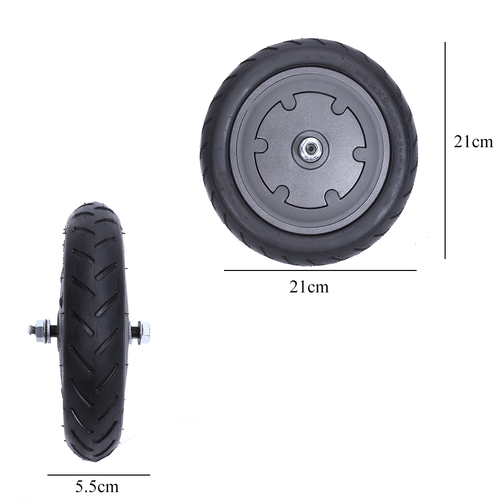 250W Motor 8.5In Explosion-Proof Scooter Wheel Tire Inflatable Tyre for Electric Scooter Replacement