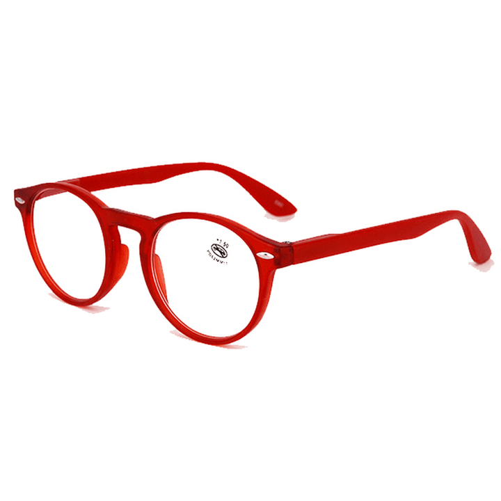 Unisex Retro Reading Glasses Clear Lens Eyeglasses - MRSLM