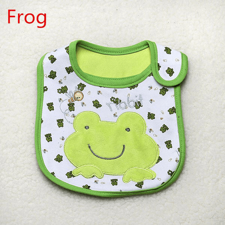 Baby 3 Layer Cotton Napkin Saliva Towel Lunch Bibs Waterproof