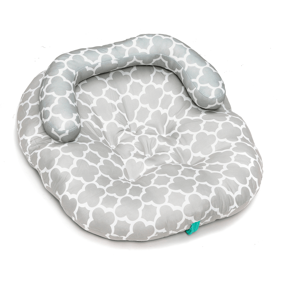 Baby Sleeping Pillow Infant Anti-Roll Cushion Adjustable Baby Side Sleep Mat for 0-1 Year Old