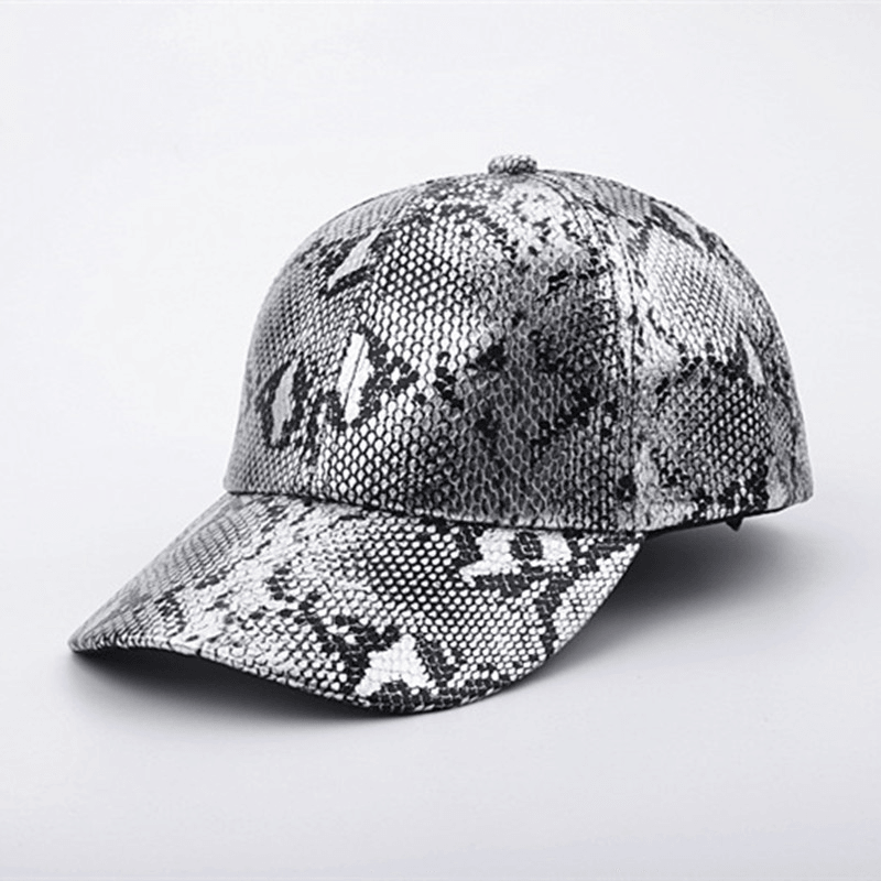 Fashionable New Snake Print Baseball Hat