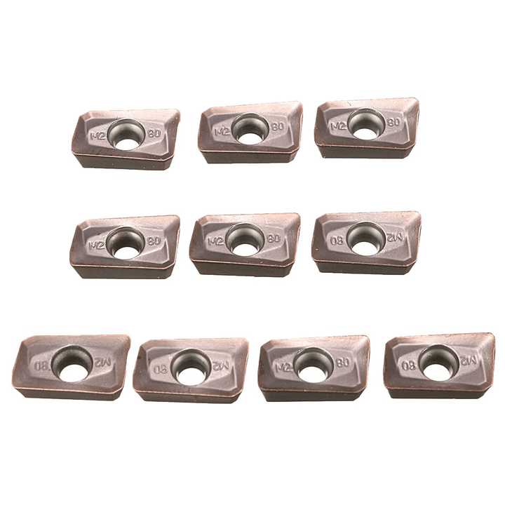 Drillpro 10Pcs APMT1135PDER-M2 VP15TF Milling Carbide Insert for BAP300R Turning Tool