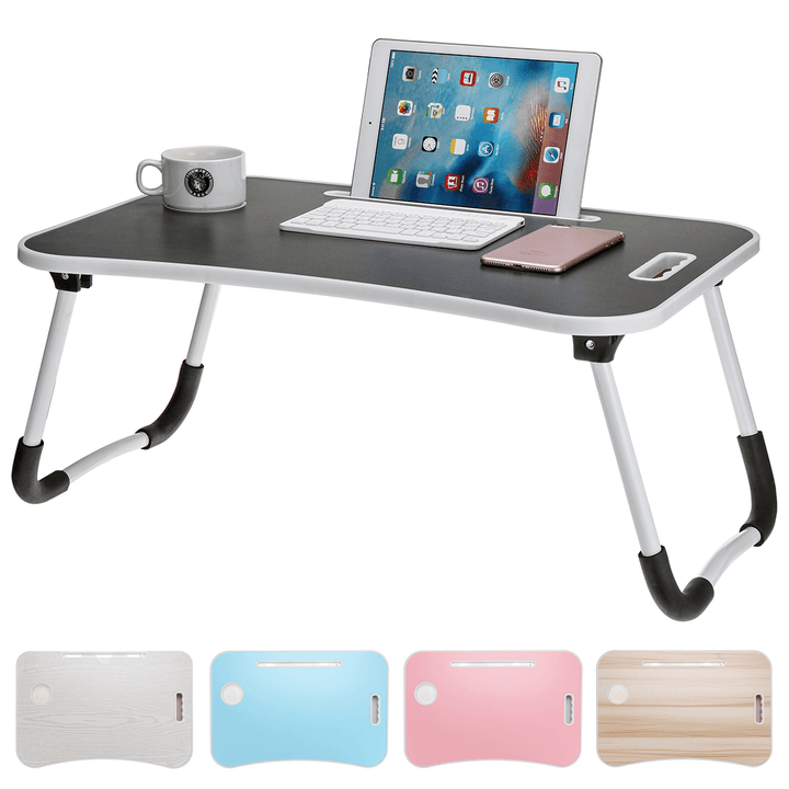 Foldable Laptop Lap Tray Folding Desk Computer Table Sofa Notebook Breakfast Bed