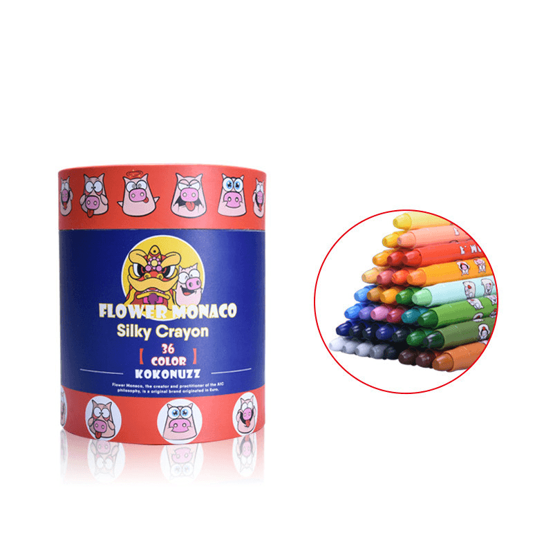 Washable Baby Rotating Mousse Crayon Set