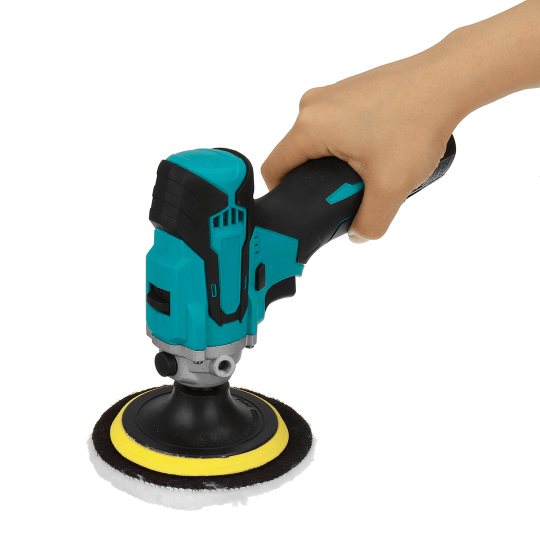 12V Cordless Car Wax Polishing Portable Beauty Rechargable Electric Polisher Scratch Repair Tool with LED Lighting