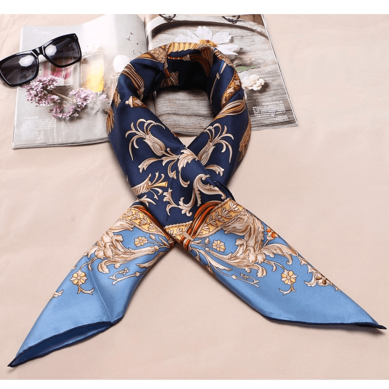 Ladies Middle-Aged High-End Silk Scarf