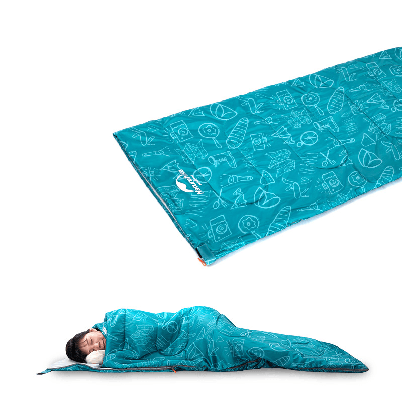 Naturehike Summer Thin Envelope Sleeping Bag Adult Single Ultralight Waterproof Portable Outdoor Camping Sleeping Bag