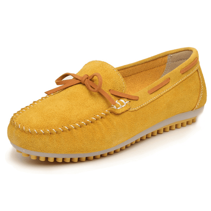 Women Casual Flat Shoes Lace up round Toe Flats Soft Sole Flat Loafers