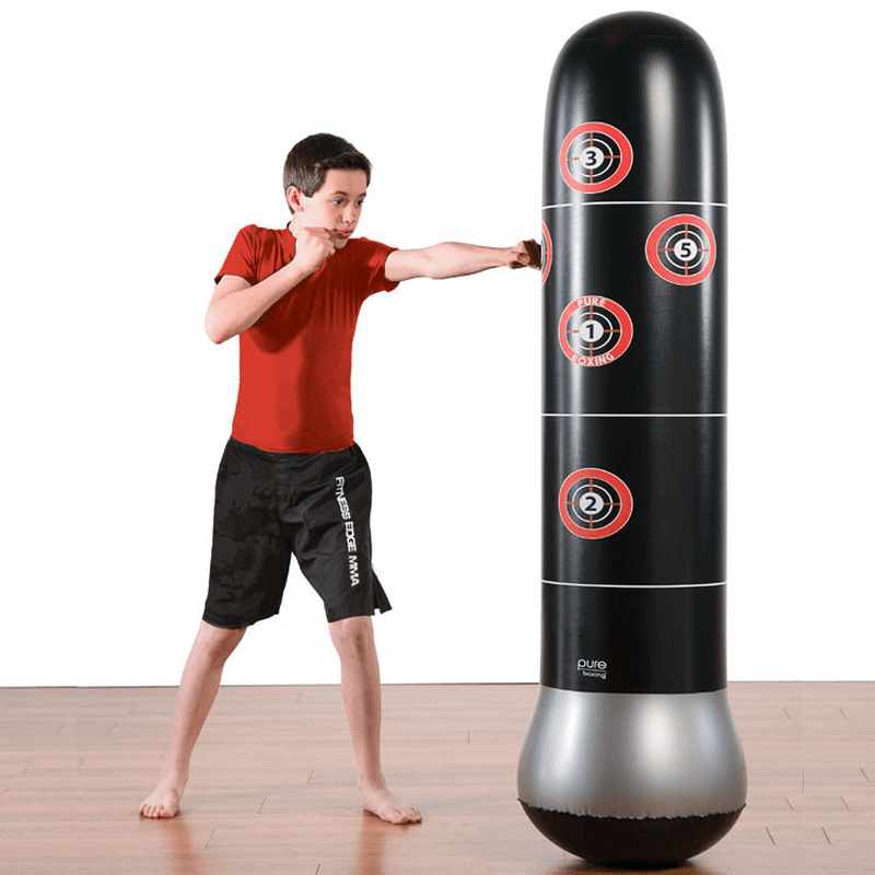 160X30Cm Inflatable Boxing Punching Bag Tumbler Boxing Standing Sandbag Fitness Sport Exercise Tools