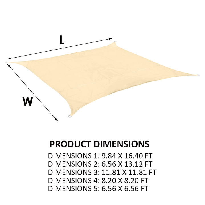 Waterproof Sunshade Canopy Polyester Rainproof Sunshade Net