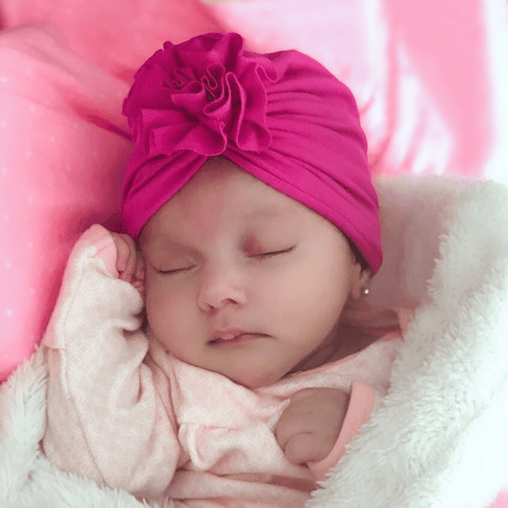 Pleated Flower Hat