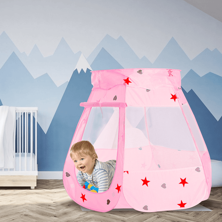 Kids Princess Play Tent House Castle Play Tent Girls Playhouse Indoor