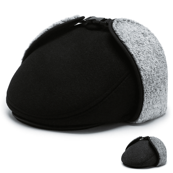 Thickened Earmuffs and Velvet Warm Cotton Cap