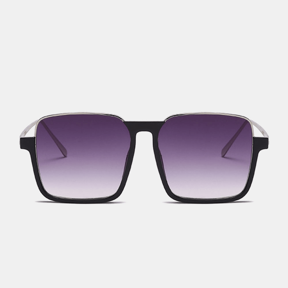 Unisex Square Frame Half Frame Anti-Blue Light Anti-Uv Sunglasses