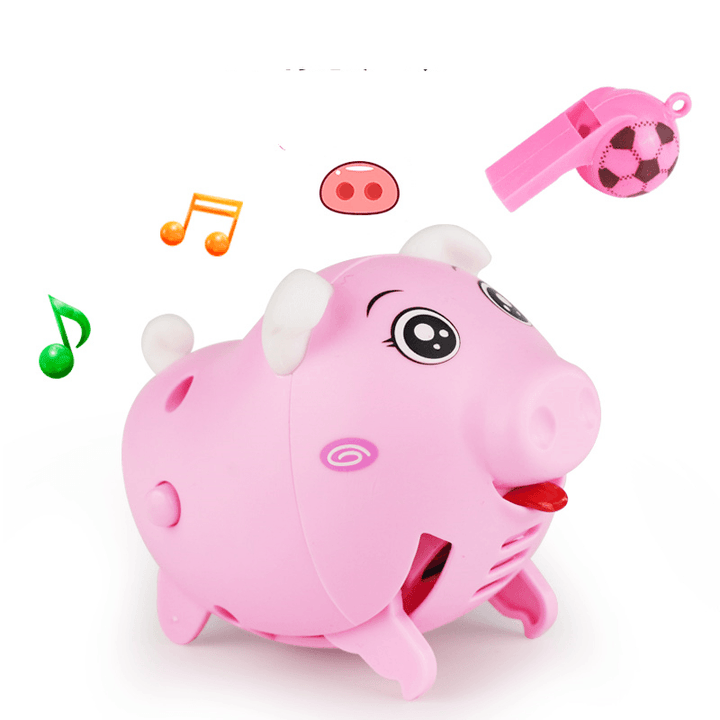 Children'S Toys Can Hear the Sound-Controlled Crawling and Dancing Piggy That Can Blow and Run