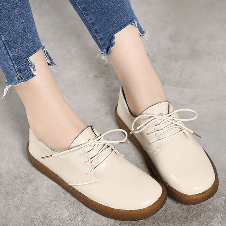 Soft Casual Flat Loafers in Leather