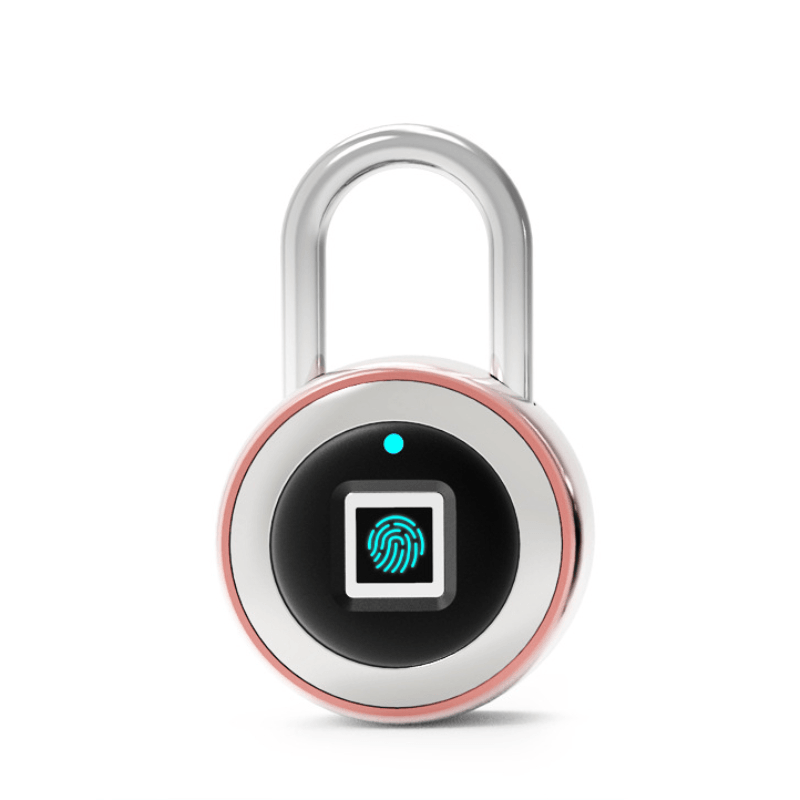 Smart Fingerprint Door Lock Padlock USB Charging Waterproof anti Theft APP Bluetooth Remote Keyless for Cabinet Luggage Dormitory 0.5 Second Unlock