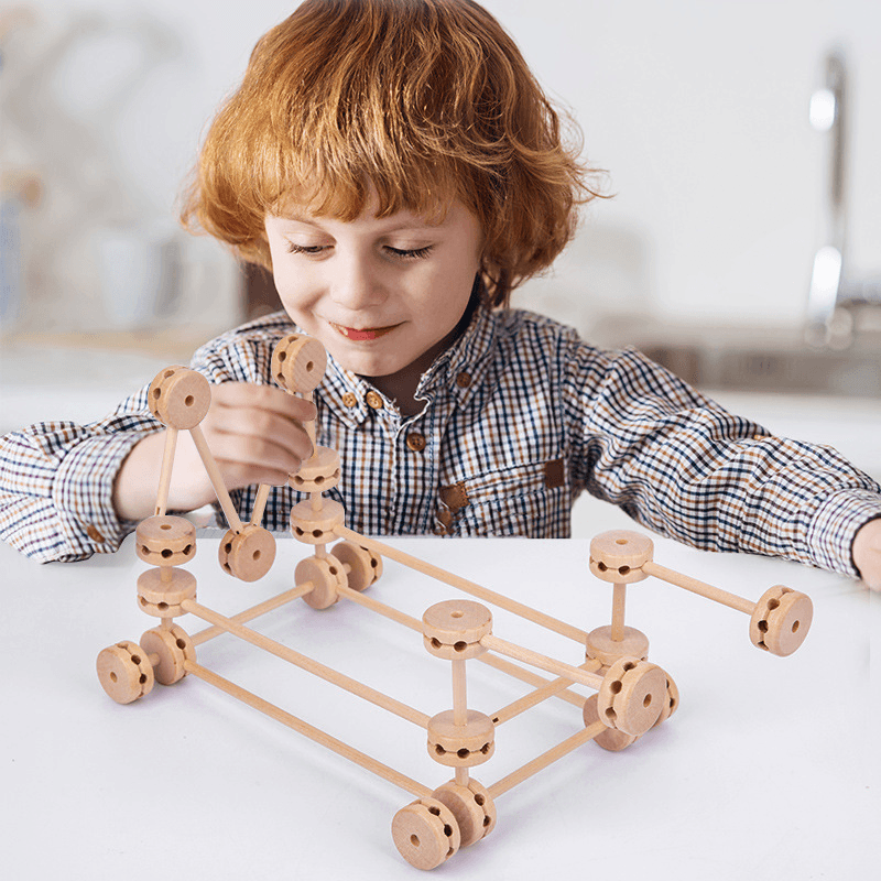 DIY Beaded Tent Castle Building Blocks 60 Tablets