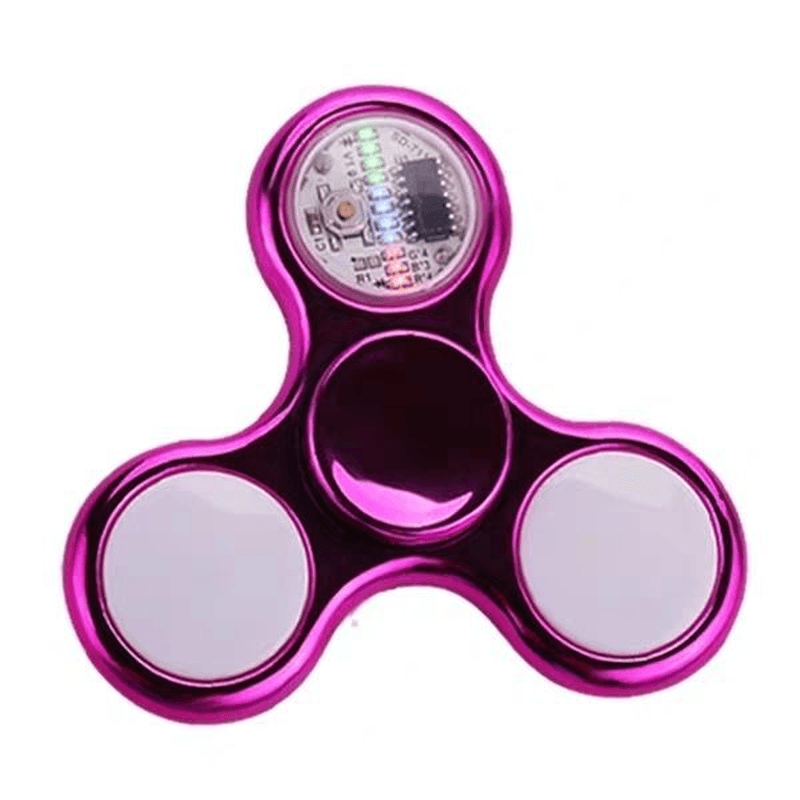 Fingertip Gyro with Light 18 Variable LED Luminous Toy