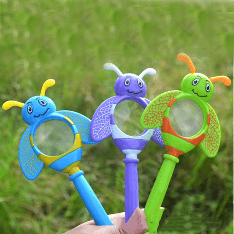 Handheld High-Definition Cartoon Insect Magnifying Glass Creative Science and Education Toy