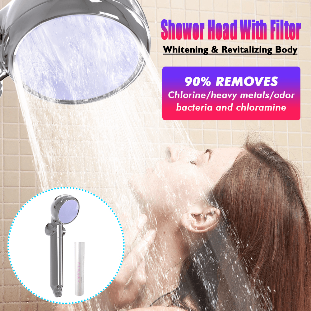 AUGIENB Handheld Shower Head WATER PURIFIER + Massage & SPA Essential Oil Filter