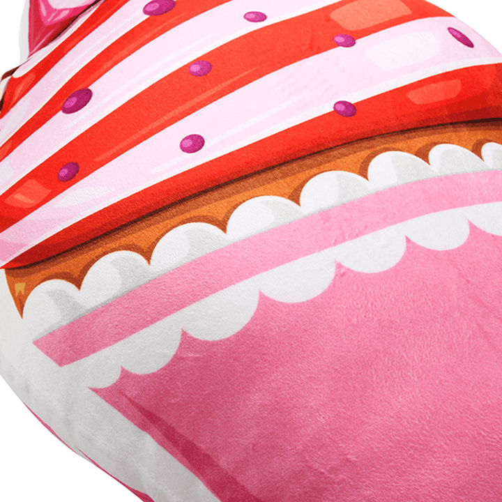 Simulation Creative PP Cotton Squishy 3D Ice Cream Throw Pillow Plush Sofa Bed Office Cushion