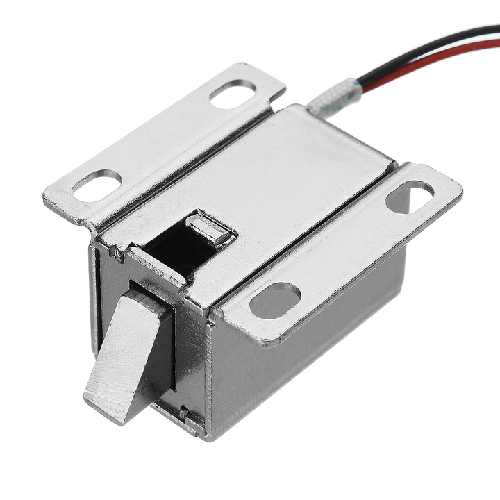 12V DC 0.43A Cabinet Electric Lock Assembly Solenoid Drawer Door Lock 27X29X18Mm